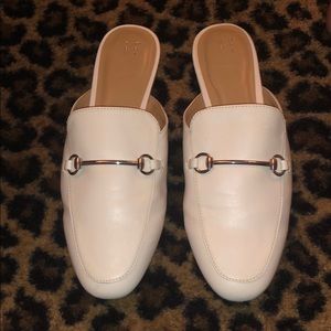 A New Day White Loafer Mules